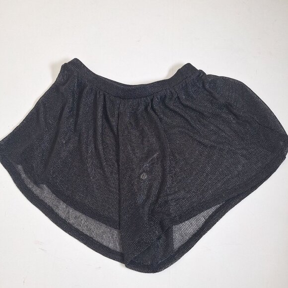 Asos Black fishnet Shorts size 4 - Picture 2 of 6